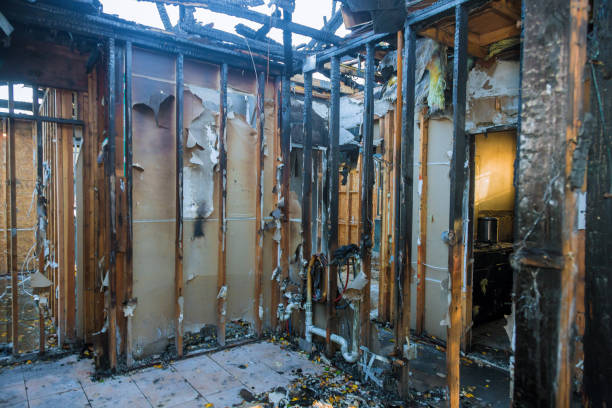 Professional Fire Damage Repair technician working in Colleyville, TX
